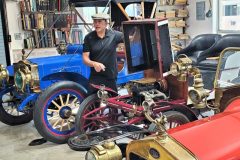 Alan-Travis-with-his-antique-cars-scaled